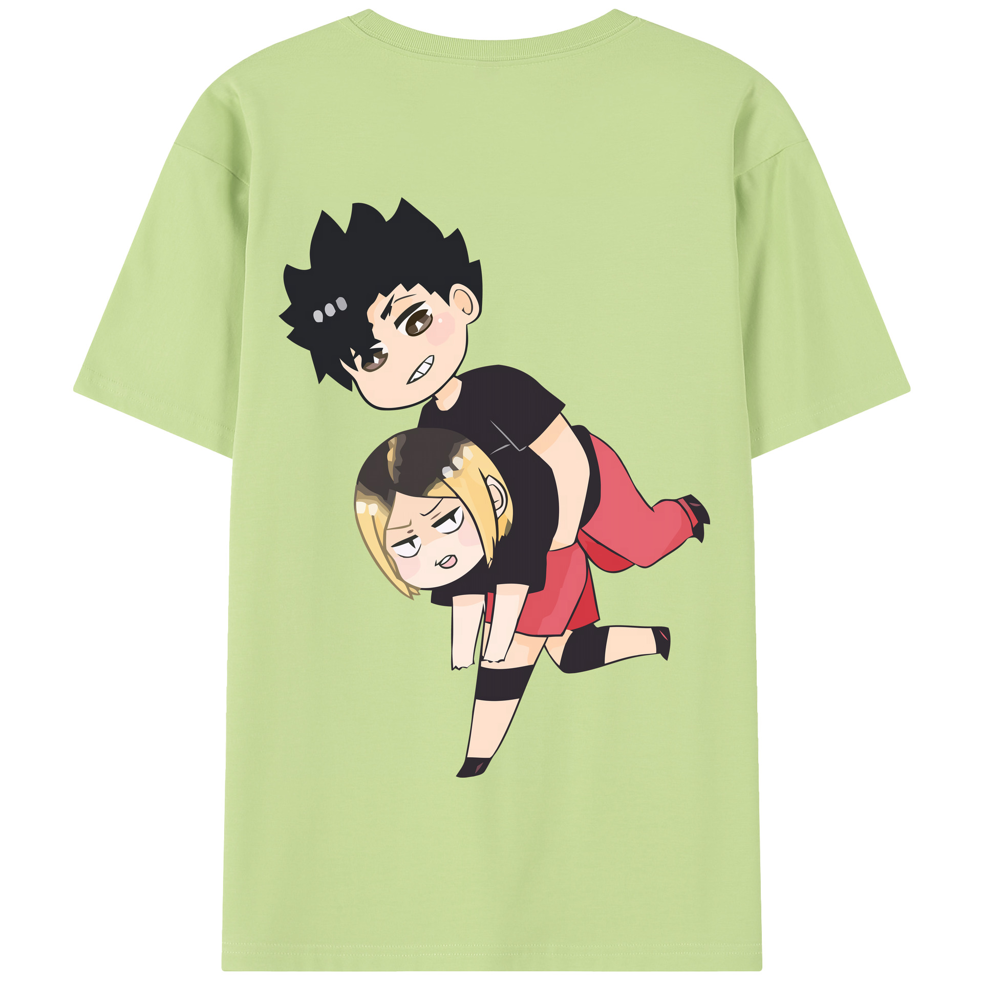 （画像用） ハイキュー!! Haikyu!! 綿100％半袖Tシャツ（背面プリント）